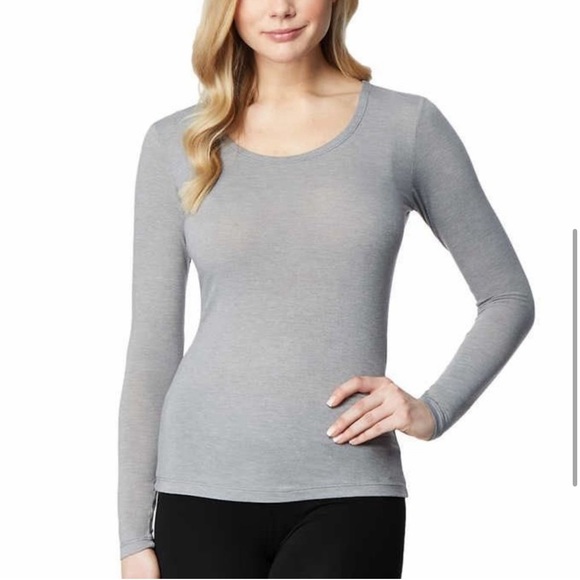 32 Degrees Ladies' Heat Long Sleeve Scoop Neck Tee, 2-pack/ Various Sizes (NWT) - Picture 8 of 9